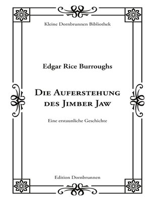 cover image of Die Auferstehung des Jimber Jaw